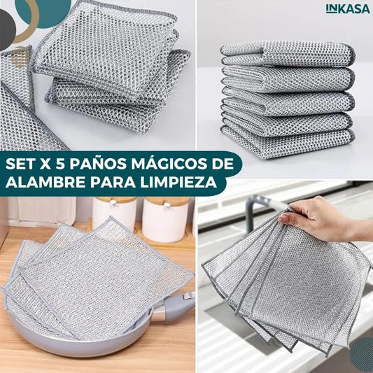 Universal SilverClean™ – PACK 5 reutilizable y sin rayones.